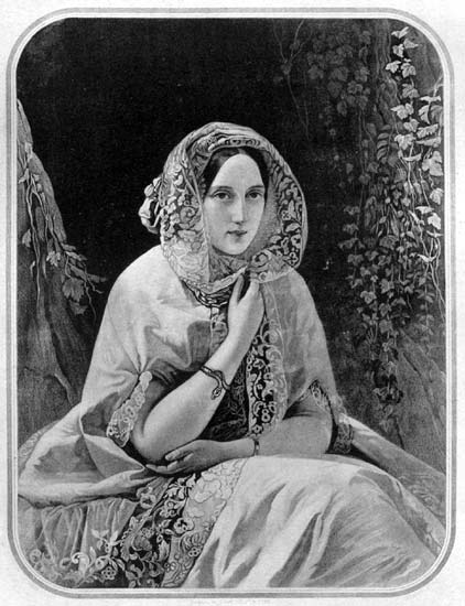 Мария Николаевна (гравюра, Гарнье) | Мария Николаевна | Русская портретная галерея
