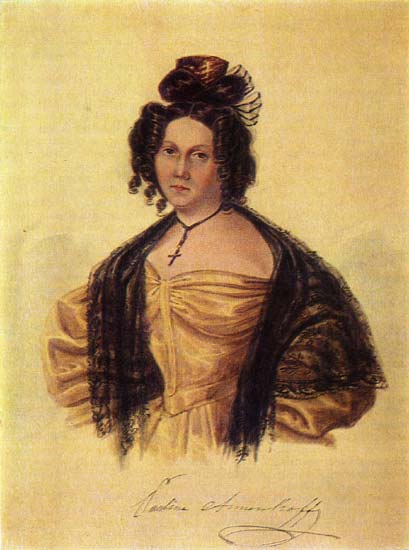 Анненкова П.Е. (1836) | Анненкова Прасковья Егоровна (Полина) | Русская портретная галерея
