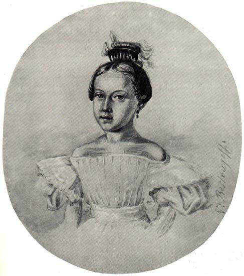 Анненкова Оля (1836) | Анненкова Ольга | Русская портретная галерея
