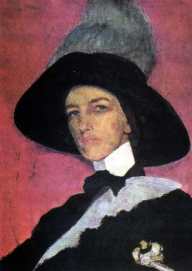 Кругликова Елизавета Сергеевна (автопортрет, 1910) | Кругликова Елизавета Сергеевна | Русская портретная галерея