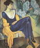 Изображение: Ахматова Анна Андреевна (1914)  | Русская портретная галерея