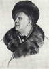Изображение: Шаляпин Ф.И. (в меховой шапке, 1920-1921)  | Русская портретная галерея