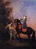 Изображение: Елизавета Петровна (императрица, на коне с арапченком, 1743)  | Русская портретная галерея