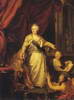 Изображение: Екатерина II (с аллегорическими фигурами Сатурна и Истории, 1796)  | Русская портретная галерея