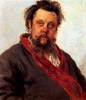 Изображение: Мусоргский М.П. (1881)  | Русская портретная галерея