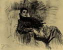 Изображение: Дузе Элеонора (женский портрет, 1891)  | Русская портретная галерея