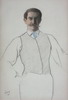Изображение: Бакст Лев Самойлович (автопортрет, пастель, 1906)  | Русская портретная галерея
