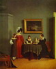 Изображение: Толстой Федор Петрович (автопортрет с семьей, 1830)  | Русская портретная галерея